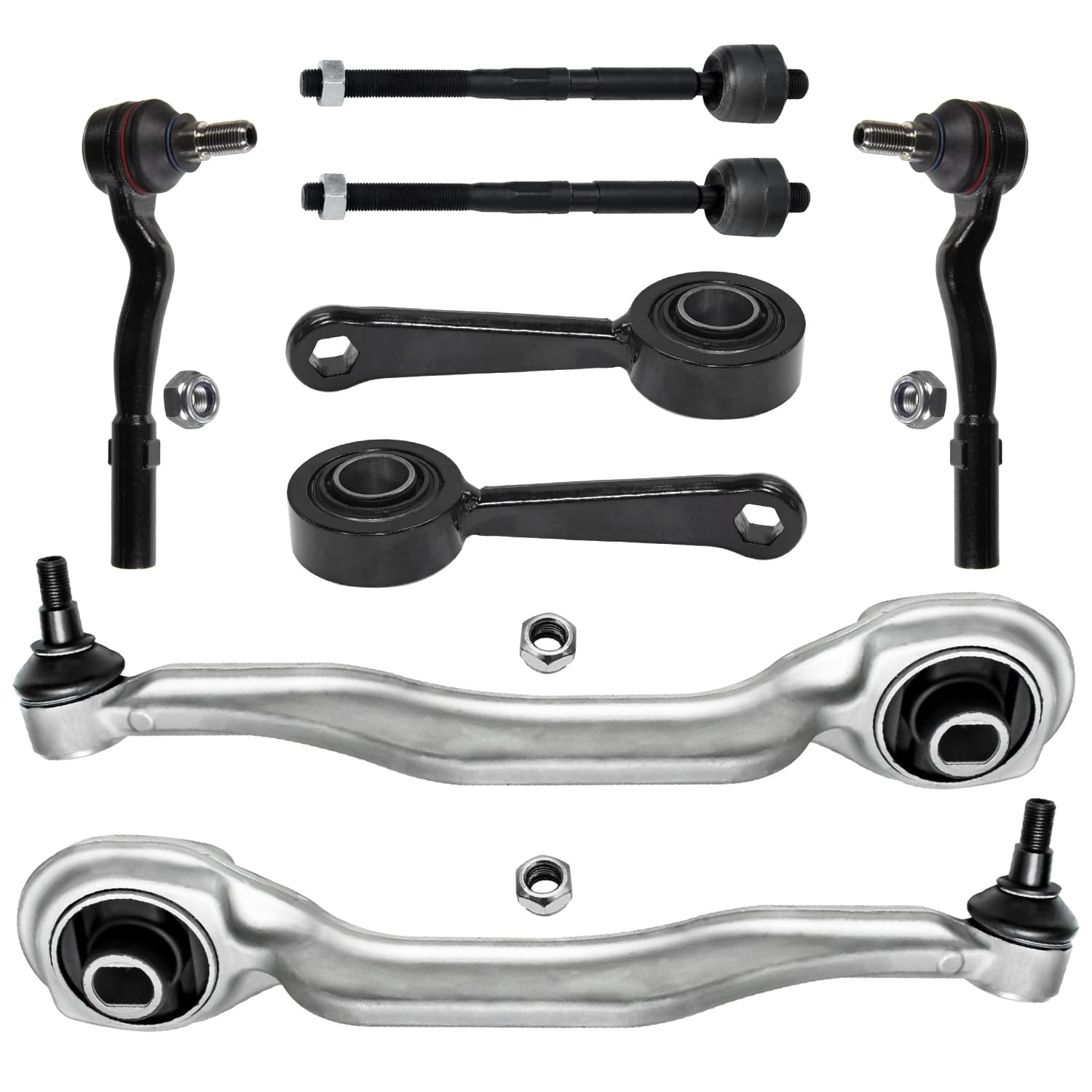Detroit Axle - 8pc Front End Kit for Mercedes-benz E350 E320 E500 E550