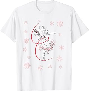 Lo Schiaccianoci Ballet e Clara Natale Holiday Dance Maglietta