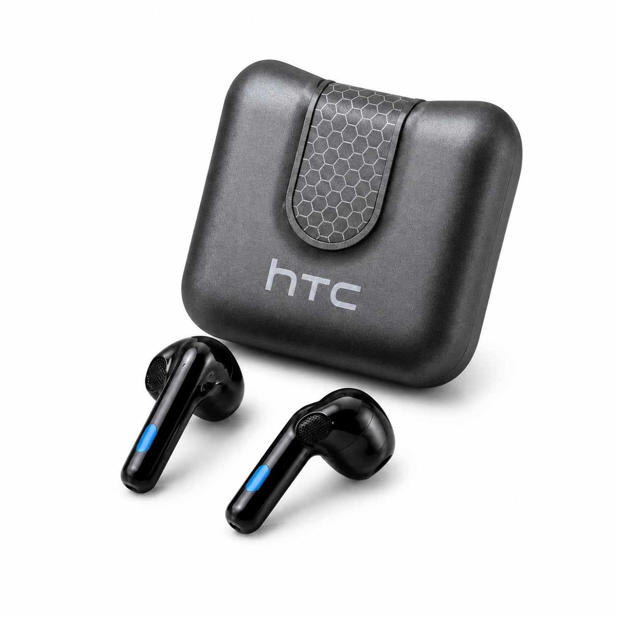 HTC Auricolari wireless NE49, Bluetooth 6.0, traduzione AI, giochi, nero