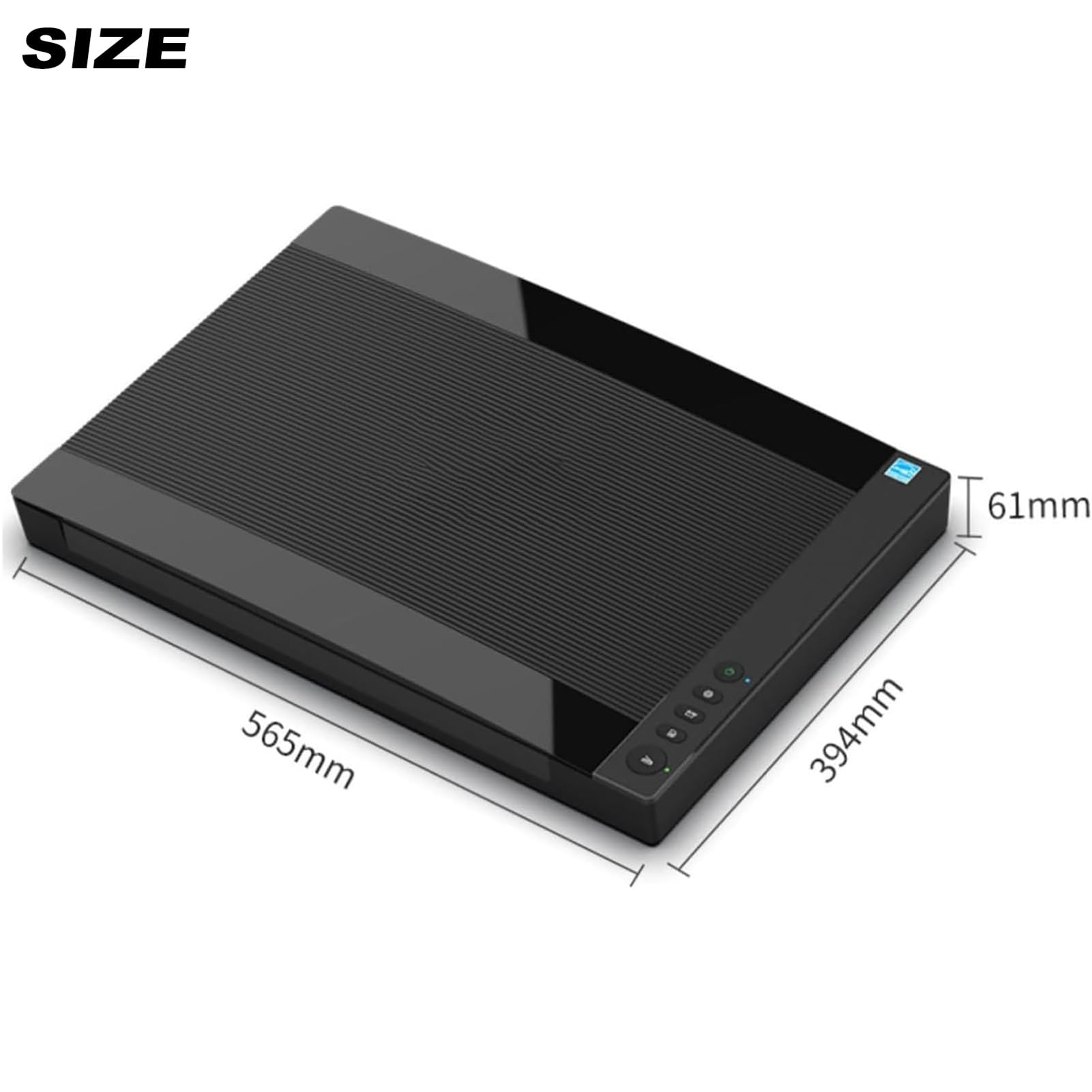 Scanner piano di grande formato A3, scanner piano di grande formato for documenti e album fotografici, scanner for documenti, foto e libri a 1200/2400 DPI, scansione automatica(2400DPI)