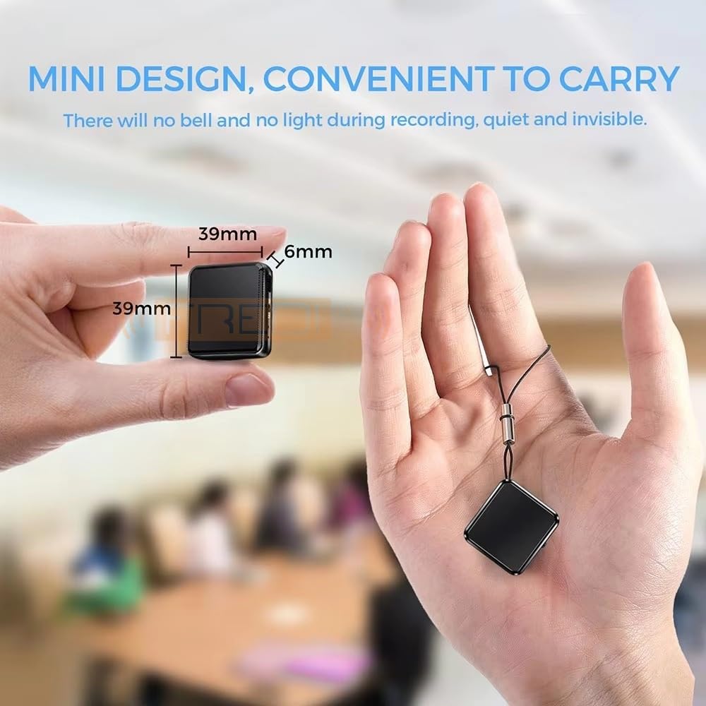 FREDI HD PLUS Mini Digital Audio Recorder with 16GB Inbuilt Storage | 8-12 Hrs Battery Backup | Quick Charge Portable Voice Recorder | Clear Sound for Study, Classes, Meetings, Interviews & Daily Note 1