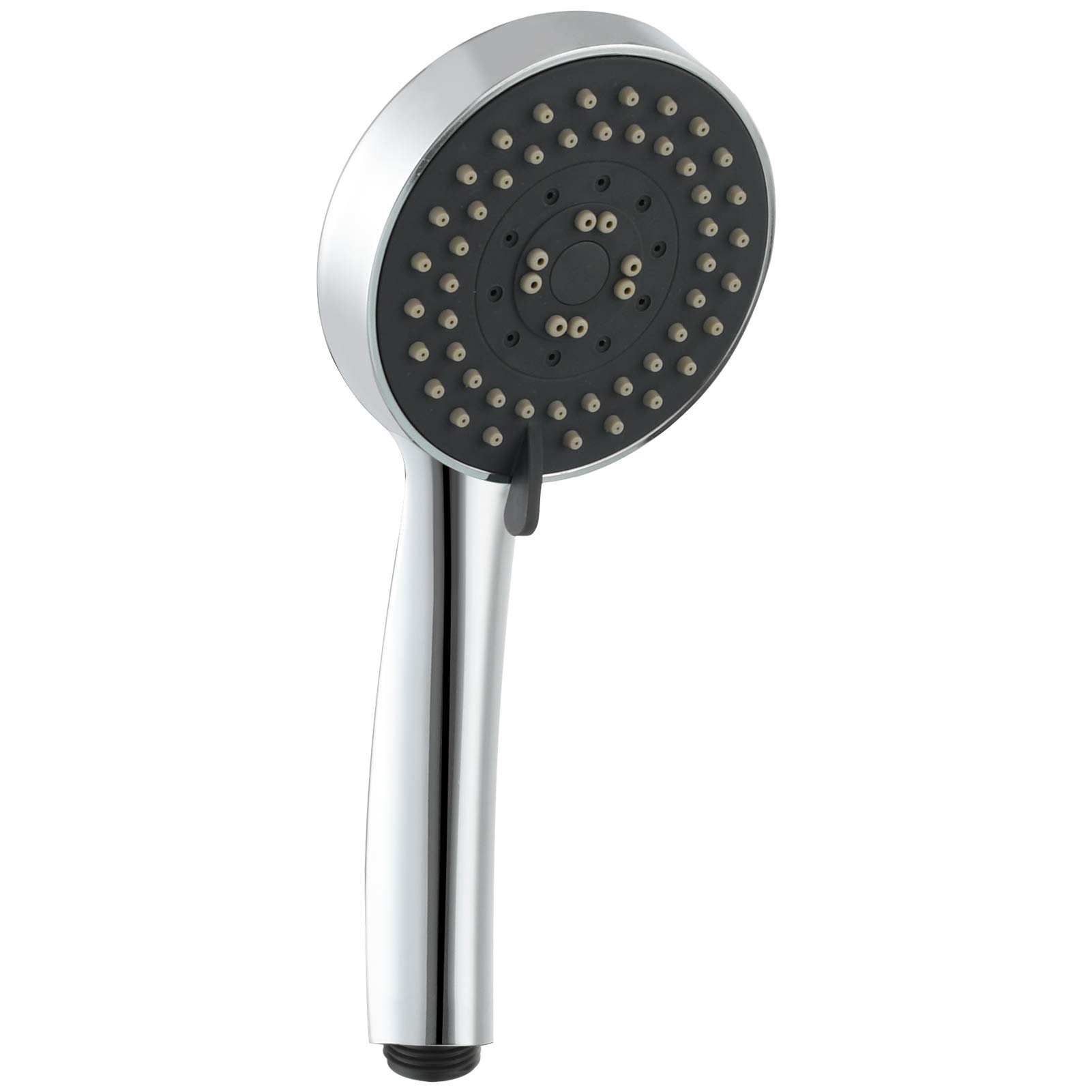 Tecmolog ABS Plastic Handheld Shower Head High Pressure 5 Spray Settings Massage Spa Hand Held Shower Head Sprayer Chrome, BS144C