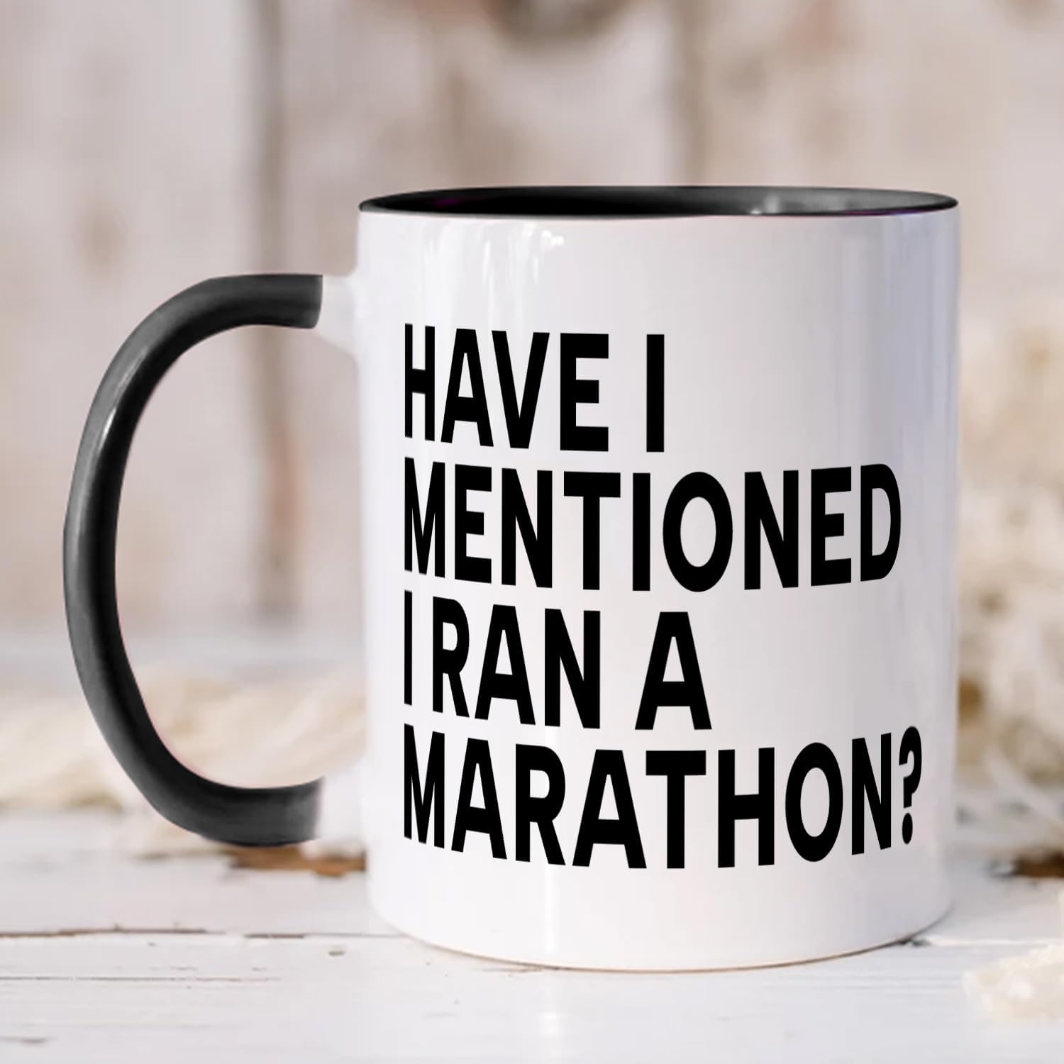 Running Marathon Lover Coffee Mug Gifts for Men and Women, Long Run Finisher Mug, Buddy Trail Fact Hobby Gift image 4