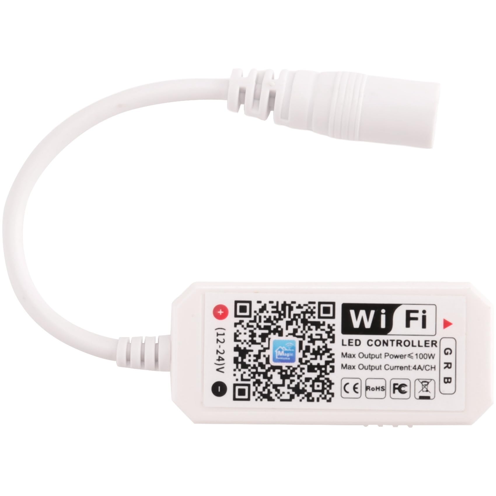 6X Controllo Vocale un Strisce Luminose un LED RGB Lavora con e Home, Controller Wireless Intelligente WIFI con App Gratuita Tramite IOS o Android