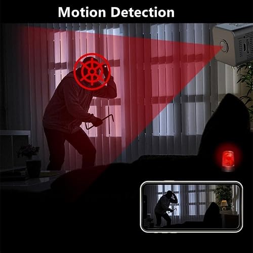 Miniatura 2 de Cámara oculta para el hogar Mini espía WiFi Monitor remoto seguridad niñera Cam con visión nocturna, detección de movimiento, vigilancia interior