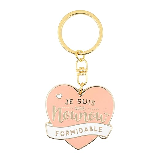 Porte clés nounou - Je suis une nounou formidable
