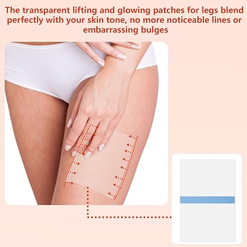 Miniatura 4 de 10 cintas de levantamiento de muslos, parche invisible impermeable para piernas, brazos estomacales, adhesivo de elevación y brillo, fácil de usar,