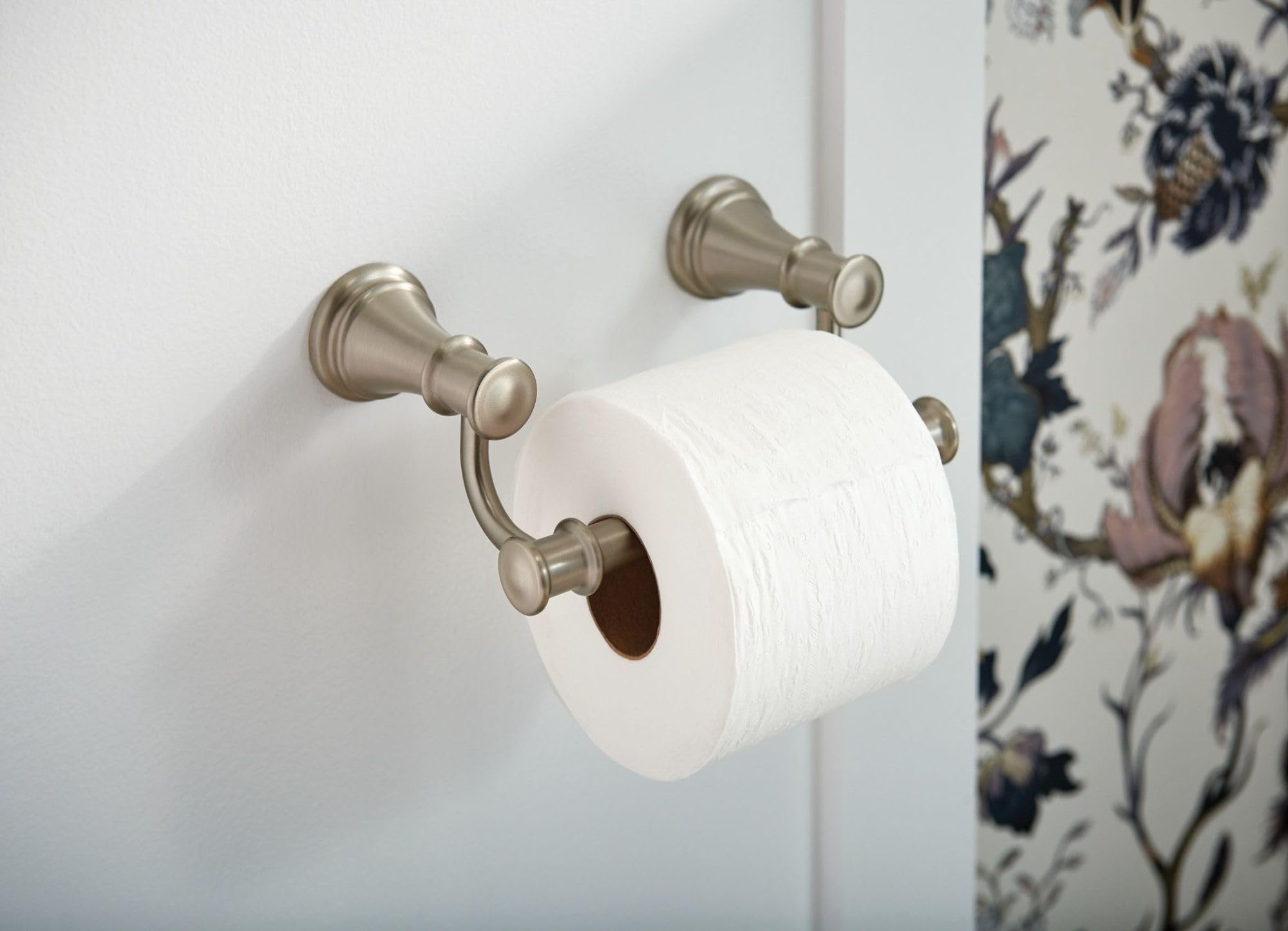 Moen Belfield Brushed Nickel Pivoting Toilet Paper Holder, YB6408BN — Amazon image 2