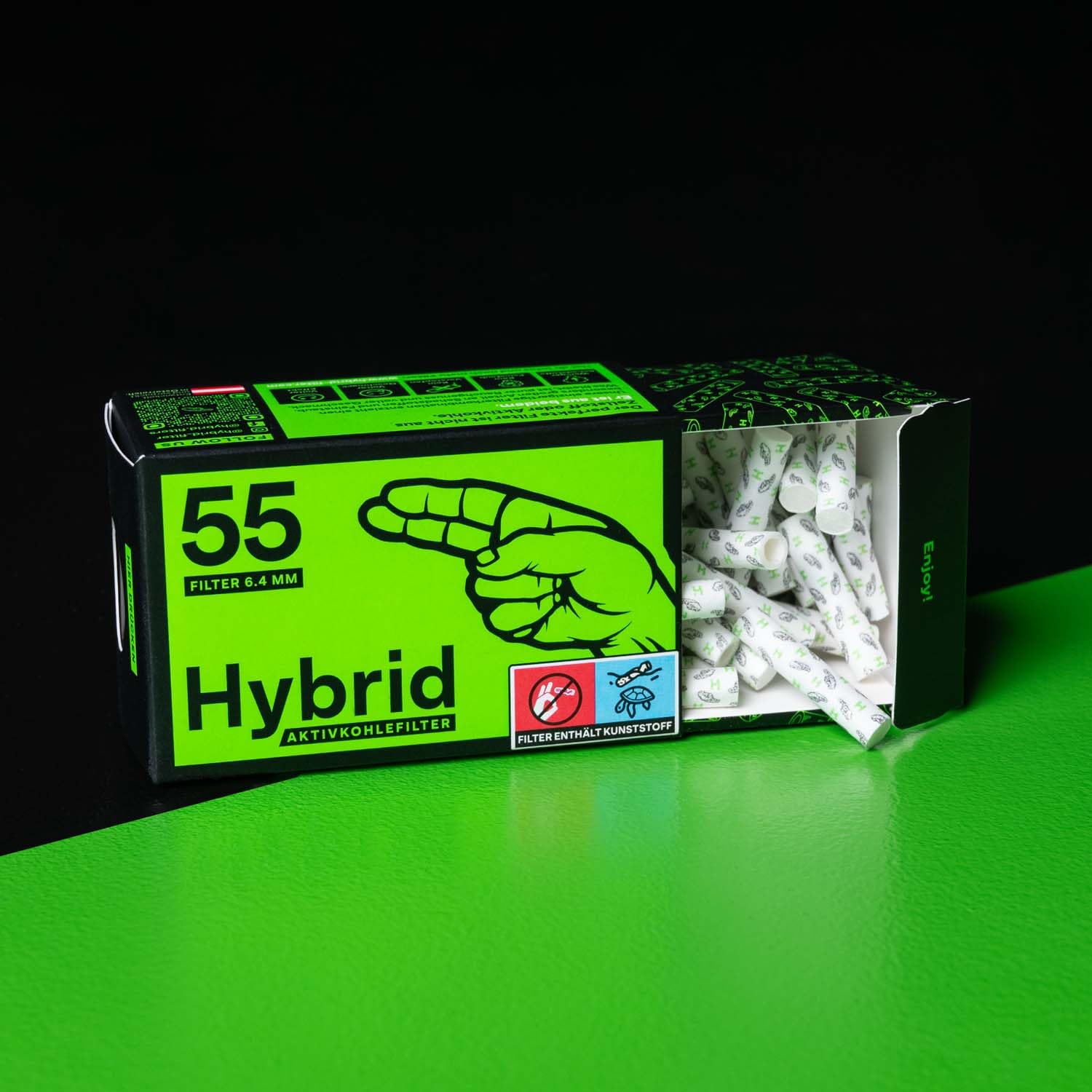 Hybrid Hybrid Supreme filtr celulozowy/węgiel aktywny Ø 6,4 mm