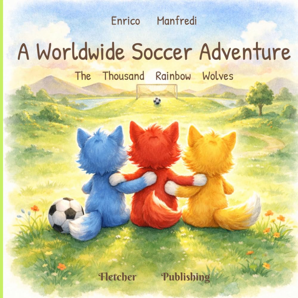 The Thousand Rainbow Wolves - A Worldwide Soccer Adventure: A picture book for children about goals, friendship, and teamwork