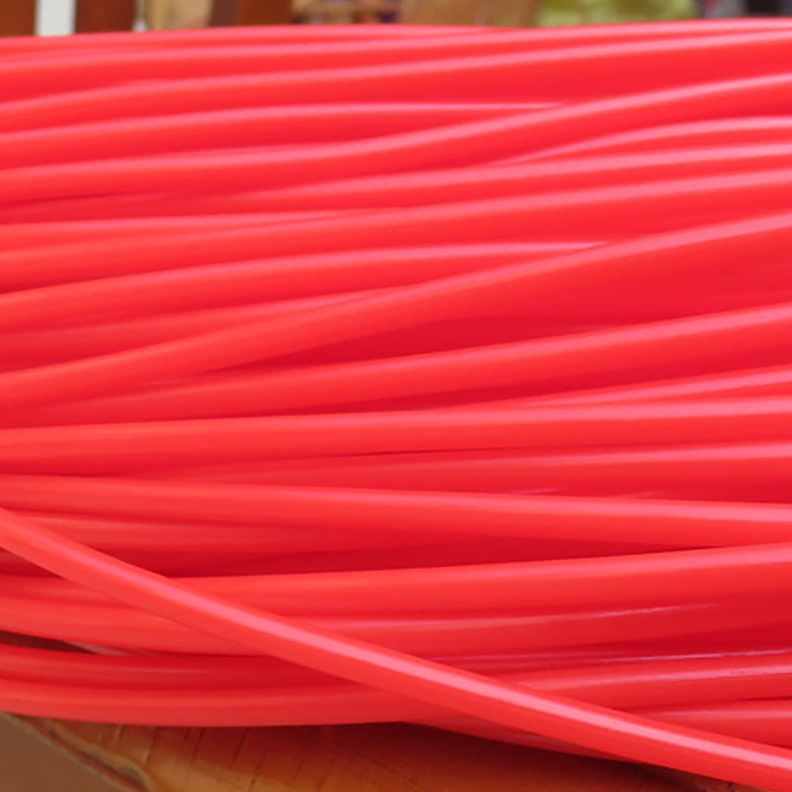 NURUGURE Plastic Rattan Wicker, PE Rattan Wicker Repair Material 2.4mm Weaving Strip for DIY Patio Furniture