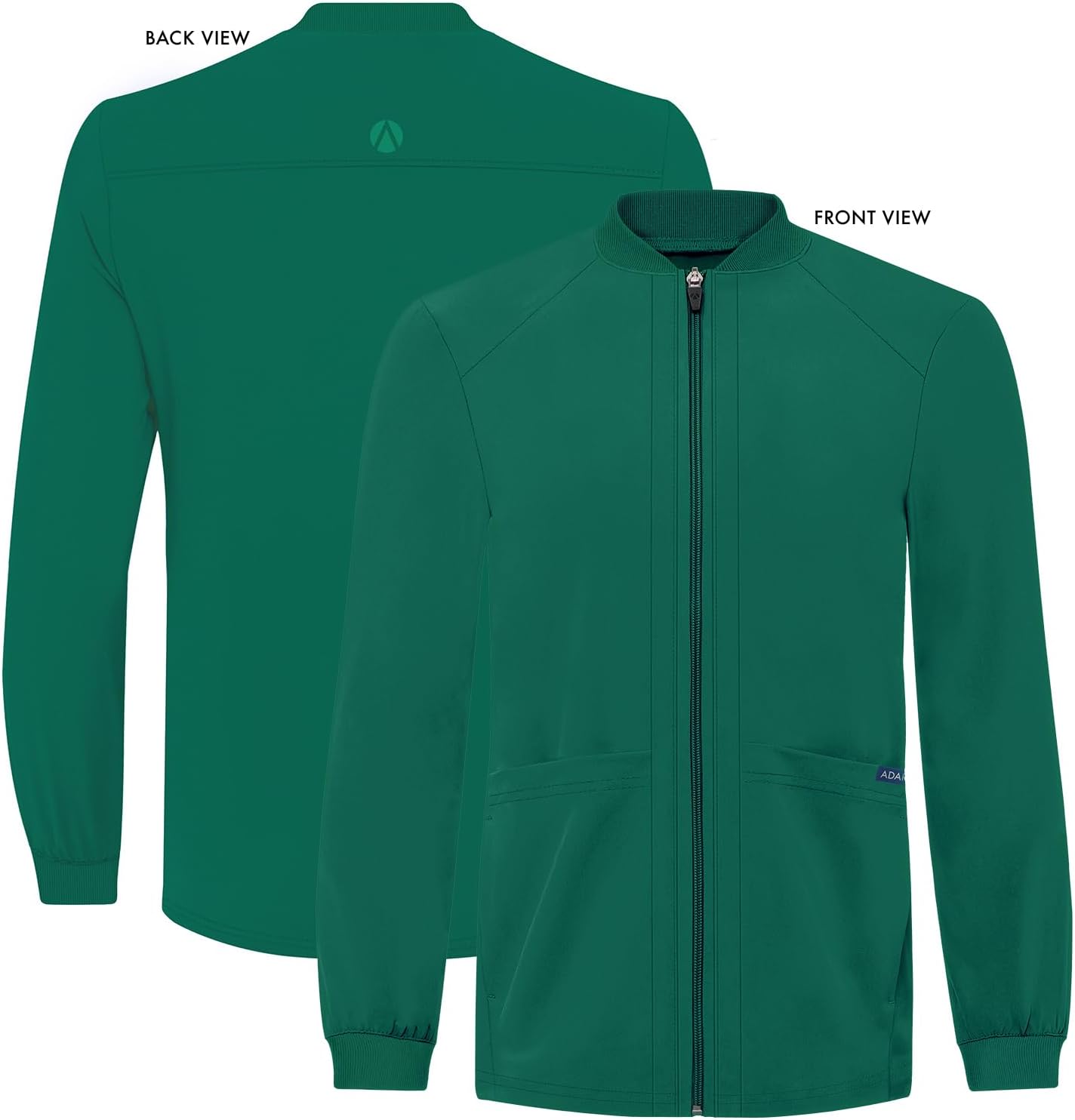 Adar Addition Scrubs for Men - Zippered Bomber Scrub Jacket - Image 5