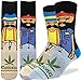 Good Luck Sock Men's Cheech & Chong, Characters Socks, Adult, Shoe Size 8-13