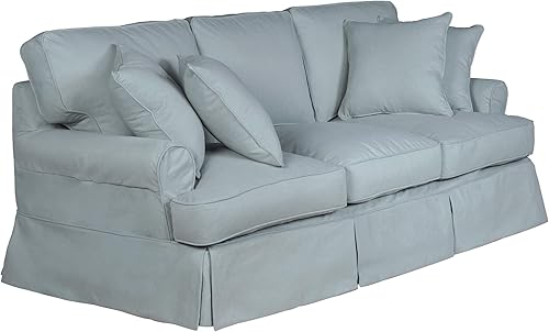 Sunset Trading Horizon - Funda para sofá, configurable, color azul aguamarina