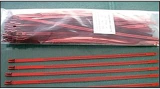 Stainless Steel Cable Tie - Anodized Red - 10 Piece Per Pack