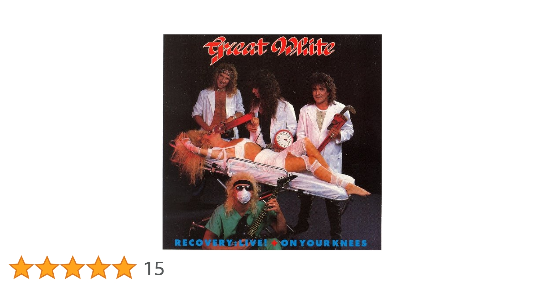 Amazon.co.jp: Great White RECOVERY: LIVE ON YOUR KNEES