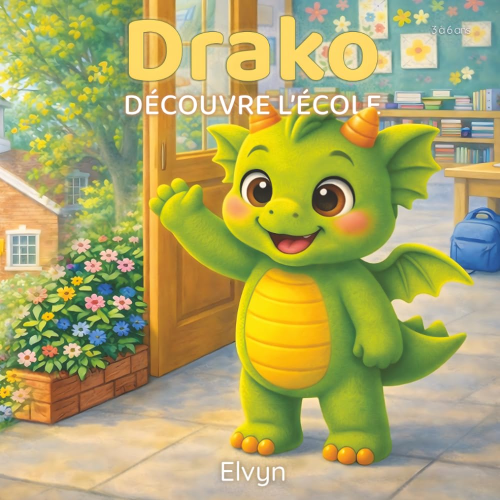 Drako fait sa rentrée: Une histoire rassurante pour accompagner les enfants lors de la rentrée, des premiers jours d’école et des nouvelles amitiés (Les histoires de Drako)