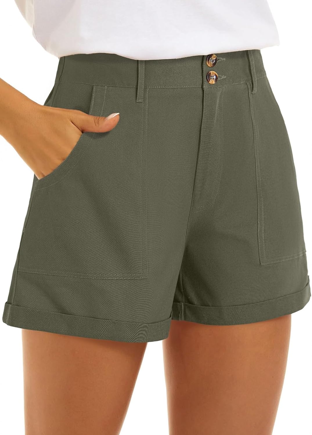 Dokotoo Womens Shorts Summer Outfits for Women Beach Shorts Women Shorts Comfy High Waisted Shorts Women