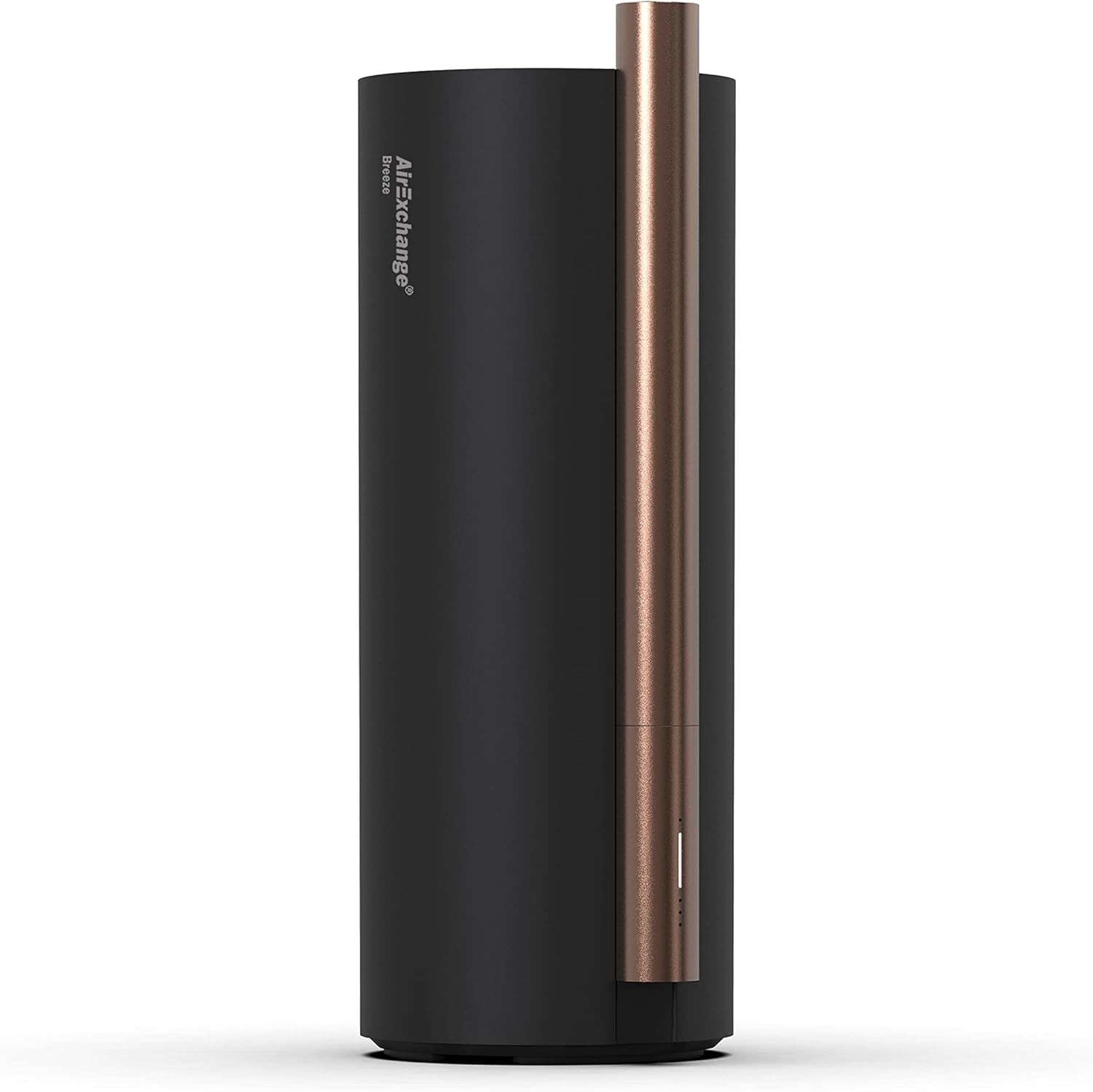 AirExchange® Humidificador Breeze para habitaciones de hasta 60 m², tecnología de luz UV-C, 3 velocidades, depósito de 4,5 litros, color negro