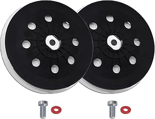 2023 Upgrade 492284 Hard D125 Sander Replacement Pad 5in 8 Hole*2 Pack,for 5in Hook&Loop Sanding Discs,is Compatible with Festool LEX125 ETS EC125 Random Orbit Finish Sanders 2 -Year Warranty