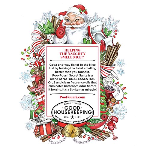 Image of Poo-Pourri Before-You-go Toilet Spray, 4 Fl Oz, Secret Santa Scent