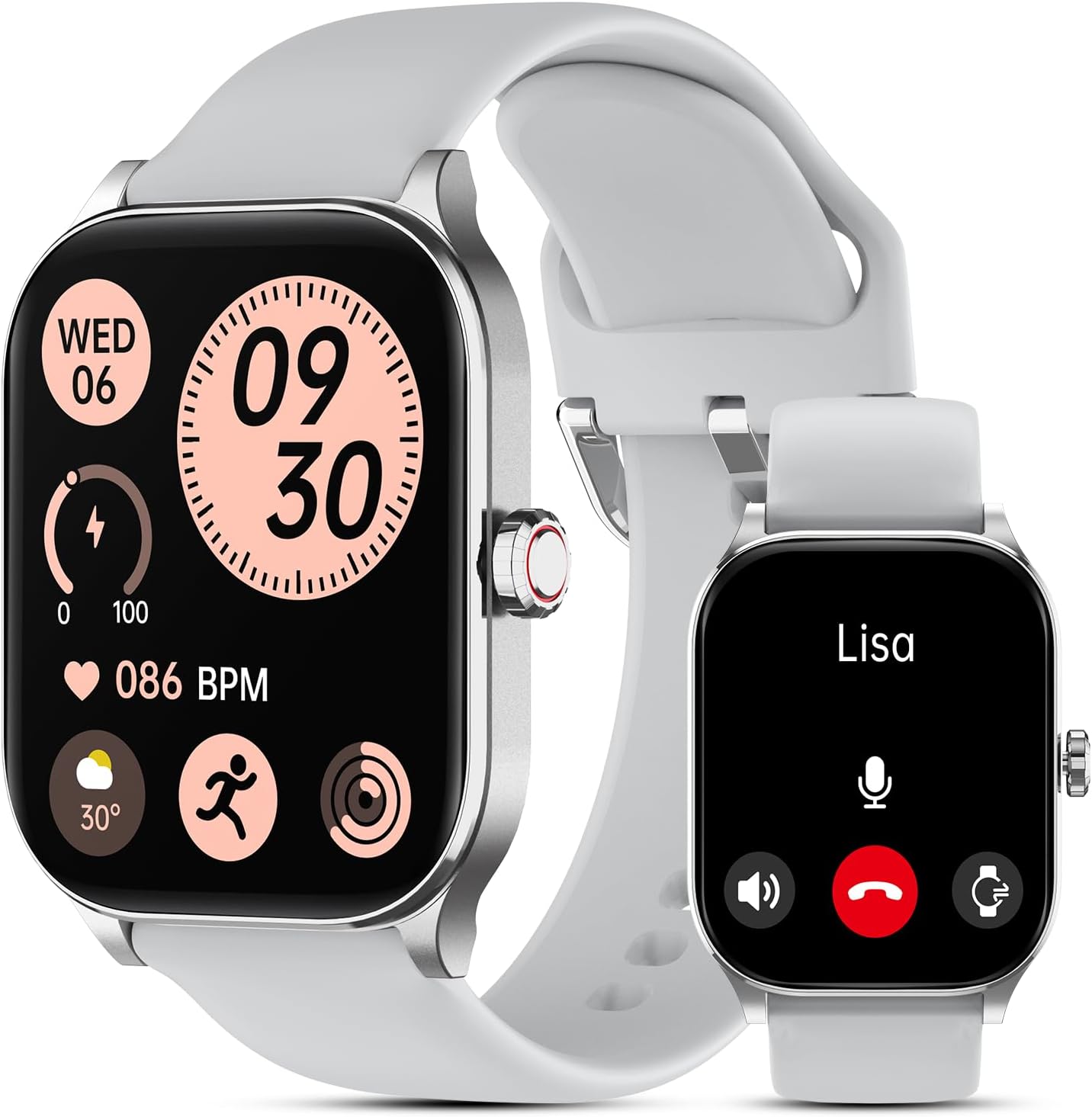 Odsslgw Smart Watch for Women Men(Answer/Make Call), Smartwatches with Sleep/Stress Monitor, IP68 Waterproof Activity Tracker for Android iPhone, 100+ Sports Fitness Watches