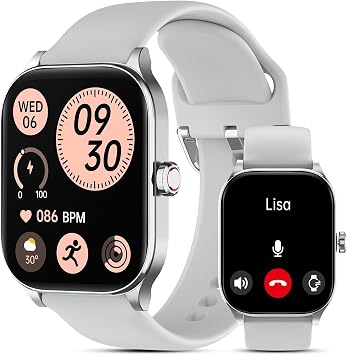 Odsslgw Smart Watch for Women MenAnswer/Make Call, Smartwatches with Sleep/Stress Monitor, IP68 Waterproof Activity Tracker for Android iPhone, 100+ Sports Fitness Watches