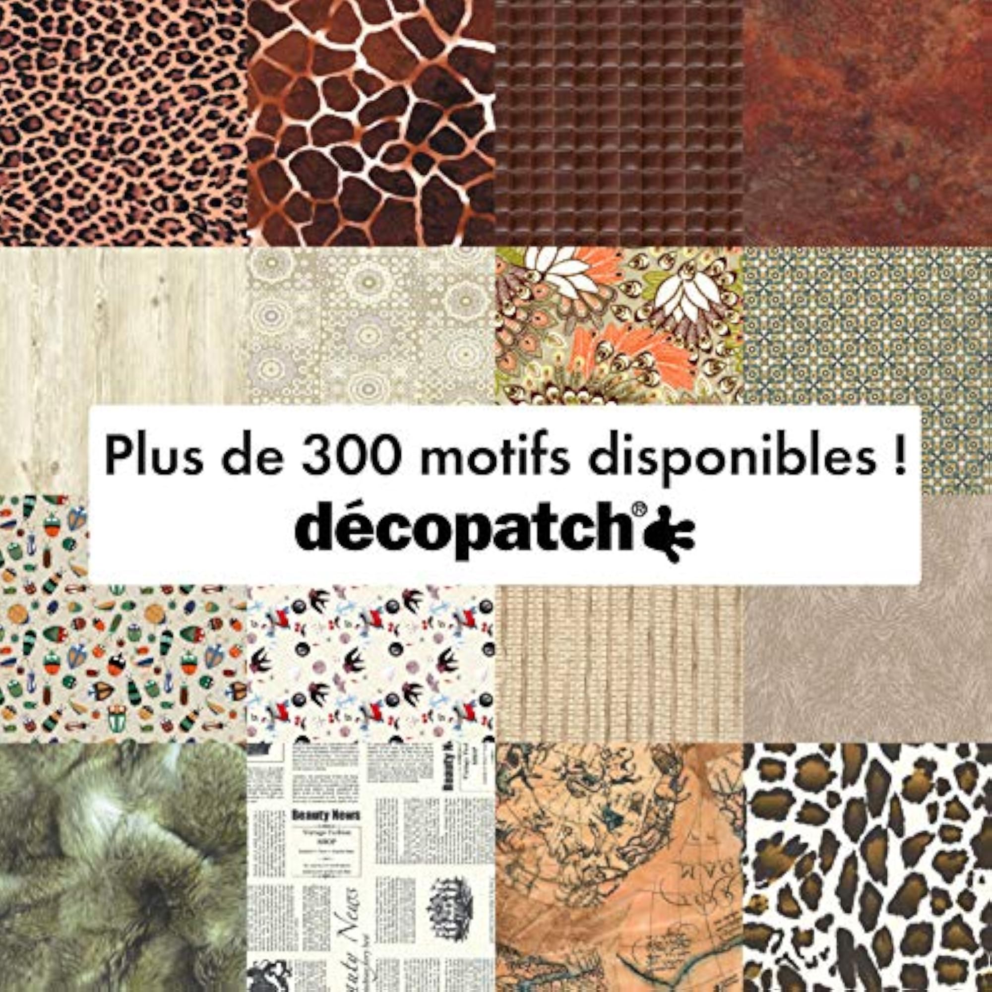Decopatch Paper, Multicoloured, 30x40cm