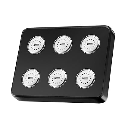 10X Abs Overhead Rain Shower MB-5587 Black Matte For Bathroom Without Arm