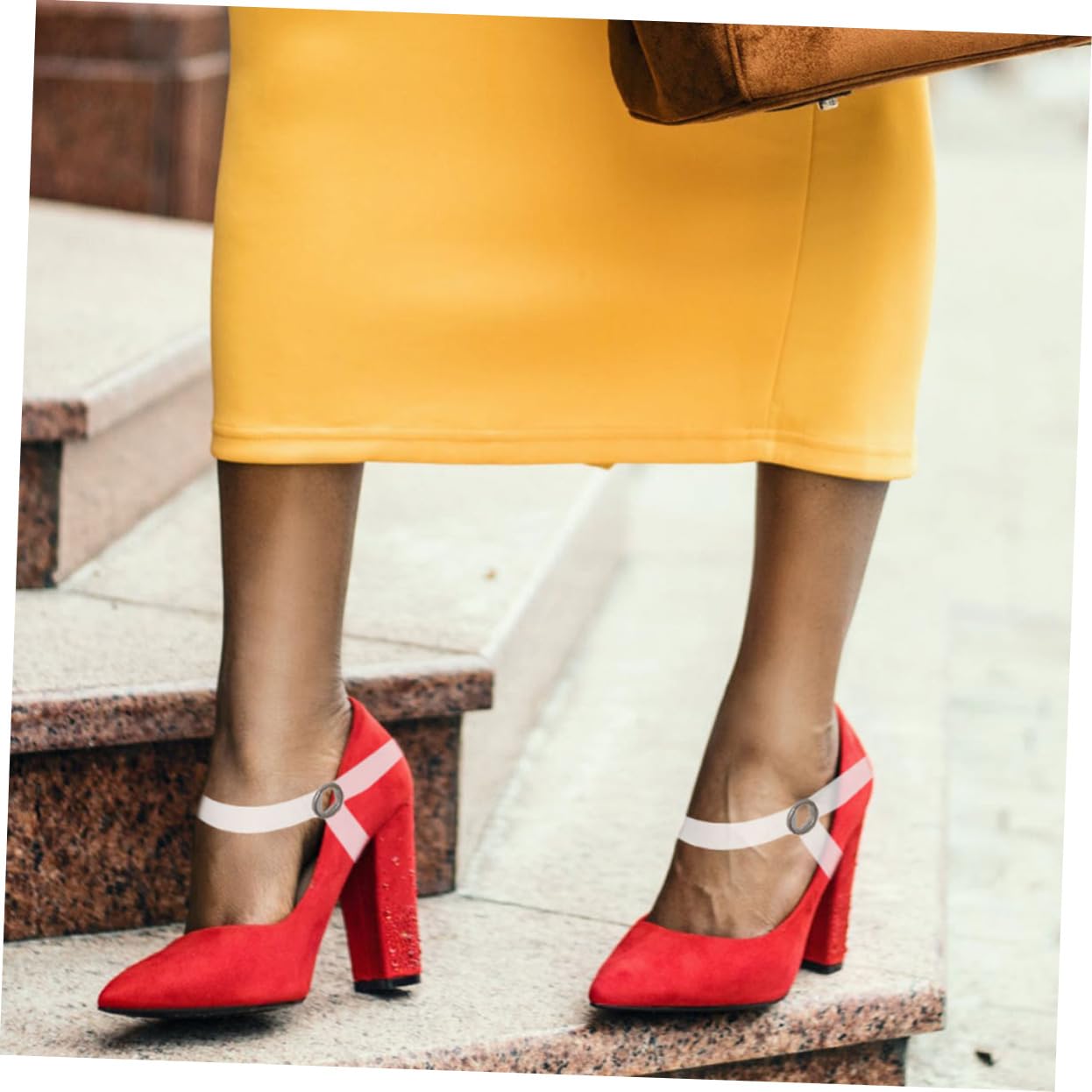 Ipetboom 4pcs High Heel Shoelaces Ankle Straps Anti-loose Shoelace Straps for Women Diy Friendly