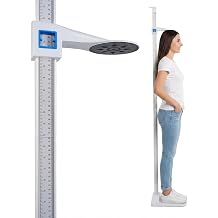 Portable Stadiometer Height Measuring Rod, 8-82 Inch Freestanding | Adjustable 20-210 cm Height Measuring Device with inch/cm Scale for Homes, Gyms, Offices and Fitness Tracking