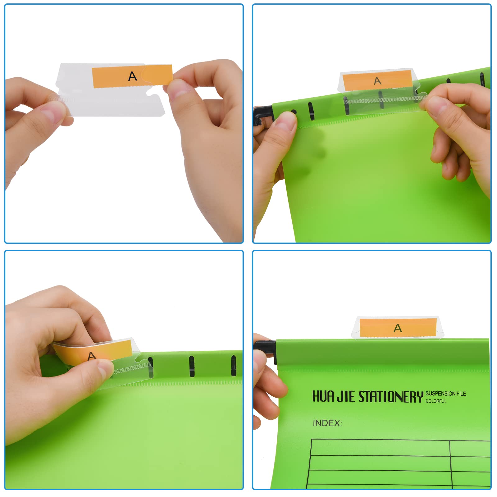 Cartelle Sospese In Polipropilene A4 - Set 15 Con Linguette, Per Archivio Ufficio E Casa