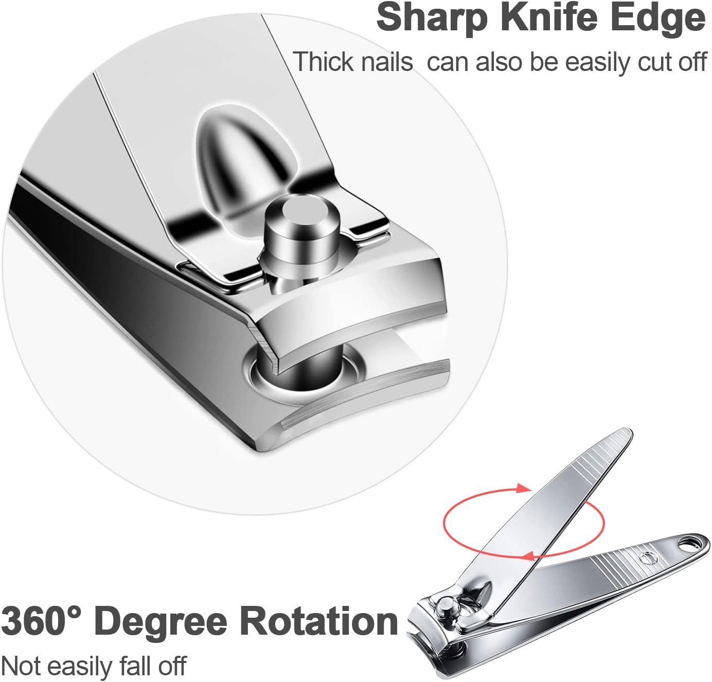 100-Pack Nail Clippers Bulk, Toenail Fingernail Clippers Pack, Stainless Steel Toe Nail Clippers Multipack, Travel Mini Nail Cutter Trim Nail Clippers for Men Women Adults or Homeless
