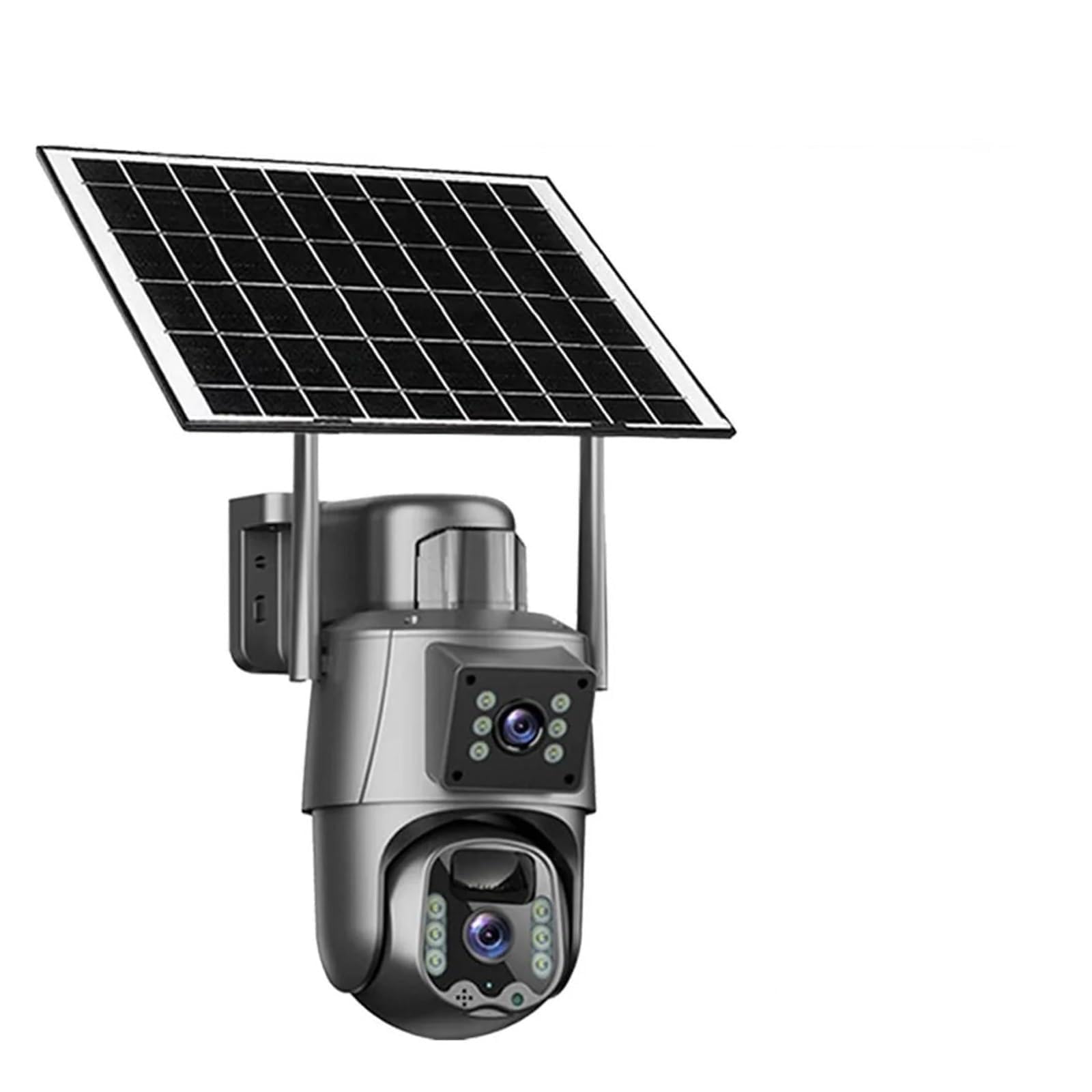 Cámara CCTV solar 4K de 6 MP con detección humana PIR para protección exterior total