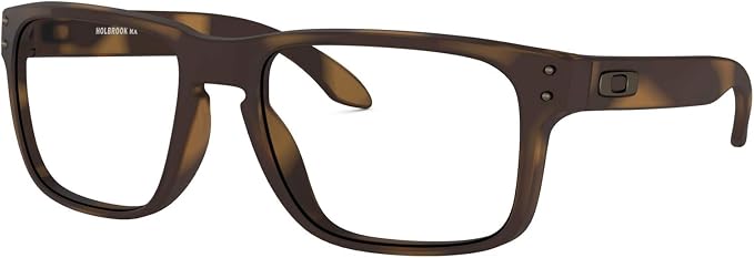 Amazon Ox8156 02 54サイズ Oakley オークリー メガネフレーム Holbrook Rx ホルブルック スクエア べっ甲 茶色 マット Matte Brown Tortoise オークレー かっこいい メンズ レディース ファッション眼鏡 通販