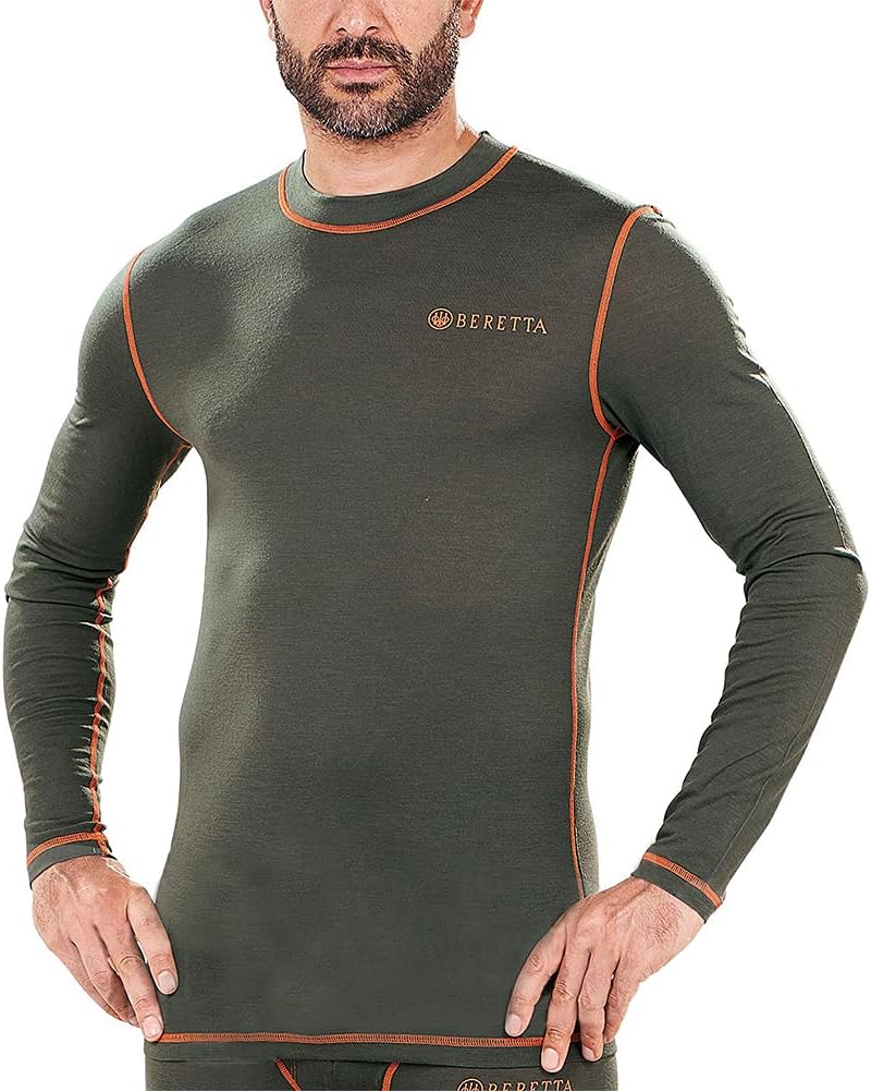 Beretta Merino Base Layer Long-Sleeve Thermal Hunting T-Shirt - Image 4