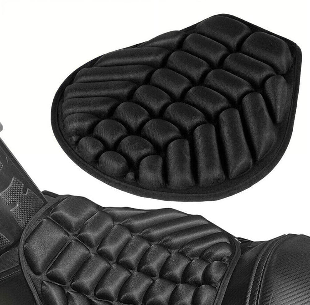 WENINETIES Motorbike 3D Seat Cushion Pad for VOGE BRIVIDO 125R Pressure Relief Air Cell Cover Breathable Ergonomic Shock Absorption Saddle Accessories