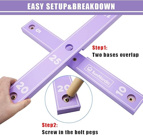 Miniatura 3 de Juego de lanzamiento de anillos para exteriores, divertido juego de patio al aire libre con anillos de lanzamiento y bolsa de transporte para todo