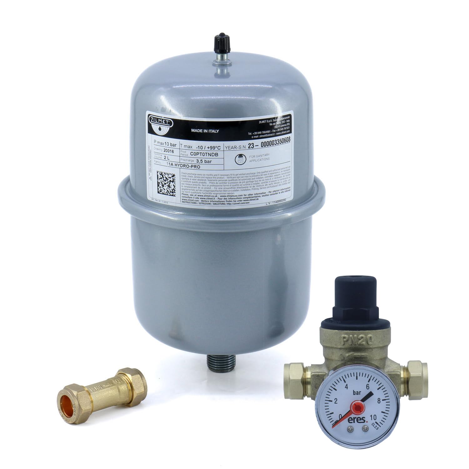 Hyco SF4 Speedflow Pressure Reducing Valve & Expansion Vessel Kit