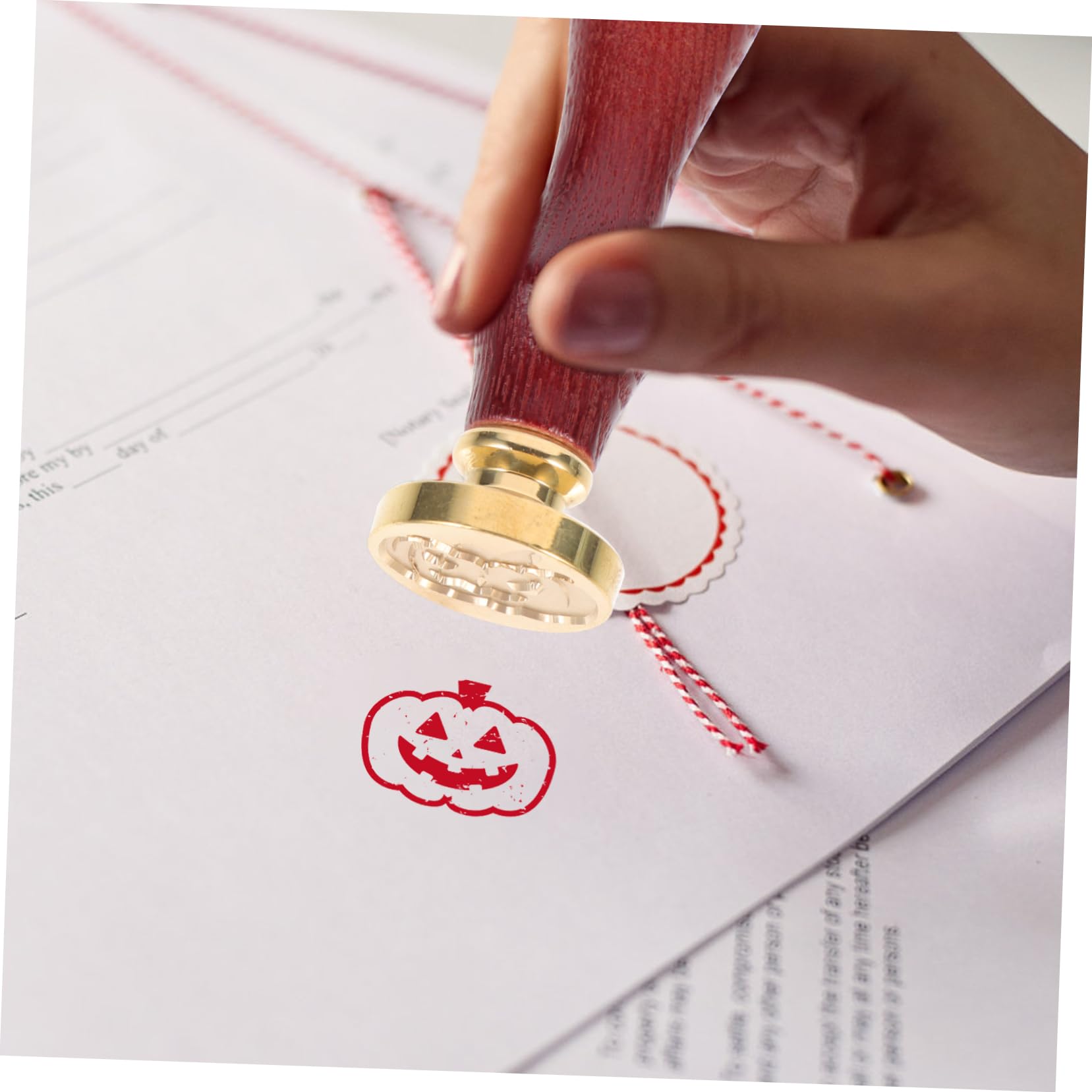 SHINEOFI 2sets Stampi Per Ceralacca Halloween Con Manico Strumenti Diy Per Decorazioni Festive e Sicurezza Documenti Retro e Delicati Per Appassionati Di Fai Da Te