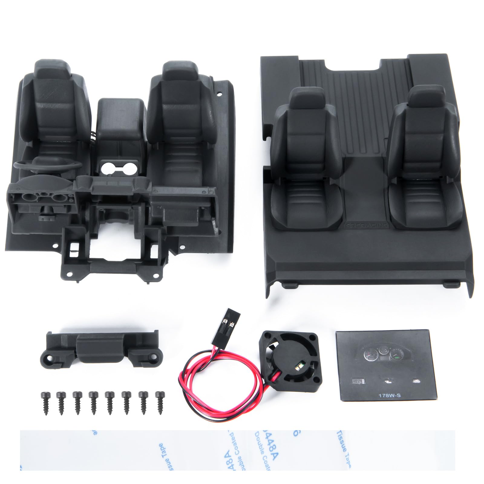 AXSPEED RC Crawler Interni Decorazione Parti di Aggiornamento per TRX4M TRX4-M K10 Scala 1/18 RC ar