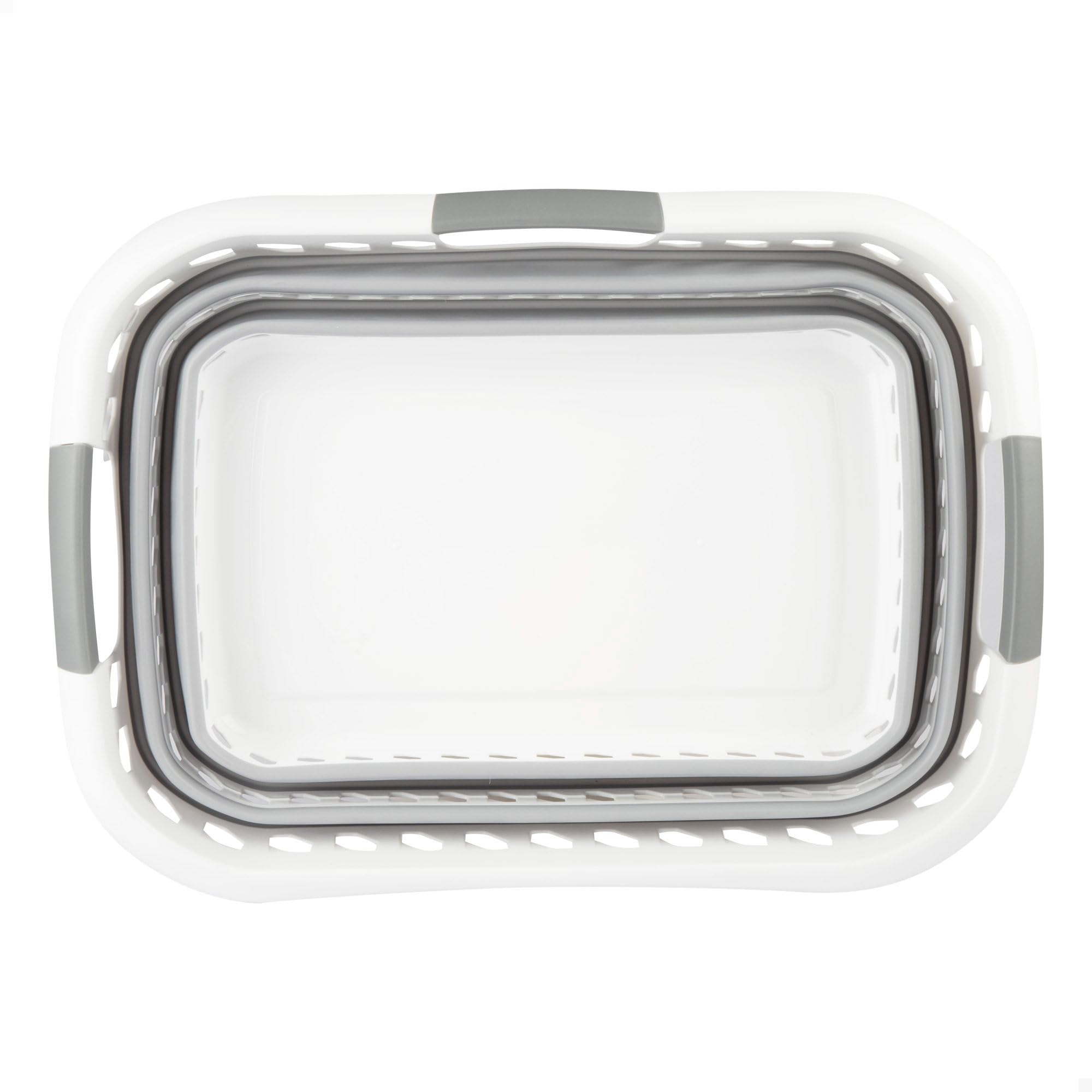 AKTIVE Cesto portabiancheria pieghevole 40 litri, Forma rettangolare, 61x43x28 cm, Pieghevole, Senza BPA, Contenitore portatile, Cesto portabiancheria pieghevole, Per casa, campeggio e picnic (63113)