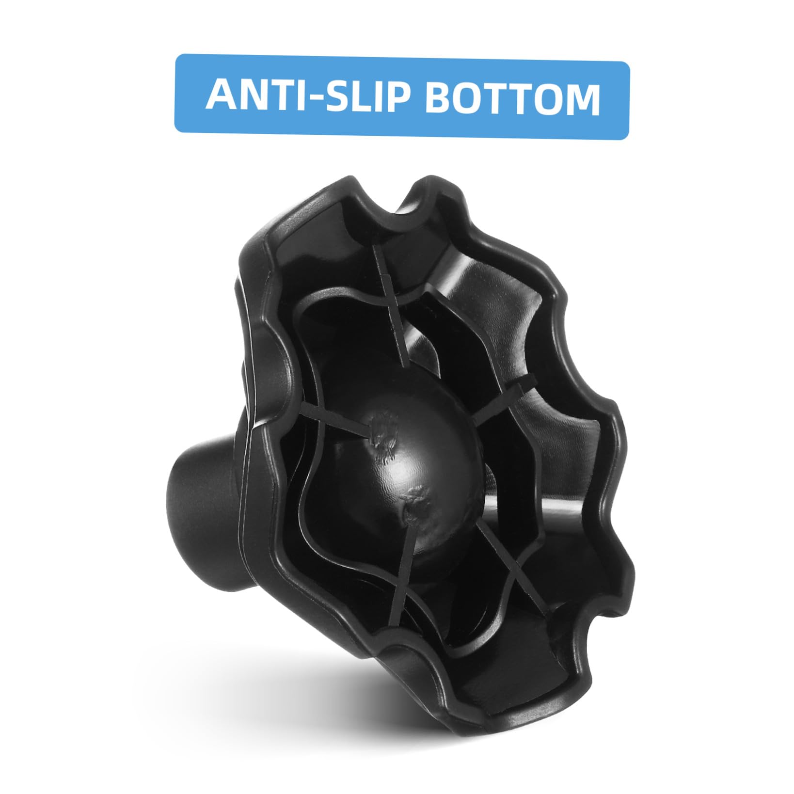 Protectores para Patas de Muebles de Jardín y Terraza Antideslizantes de Plástico Grueso 295X295X157 Pulgadas para Uso Interior y Exterior en Camping y Excursiones