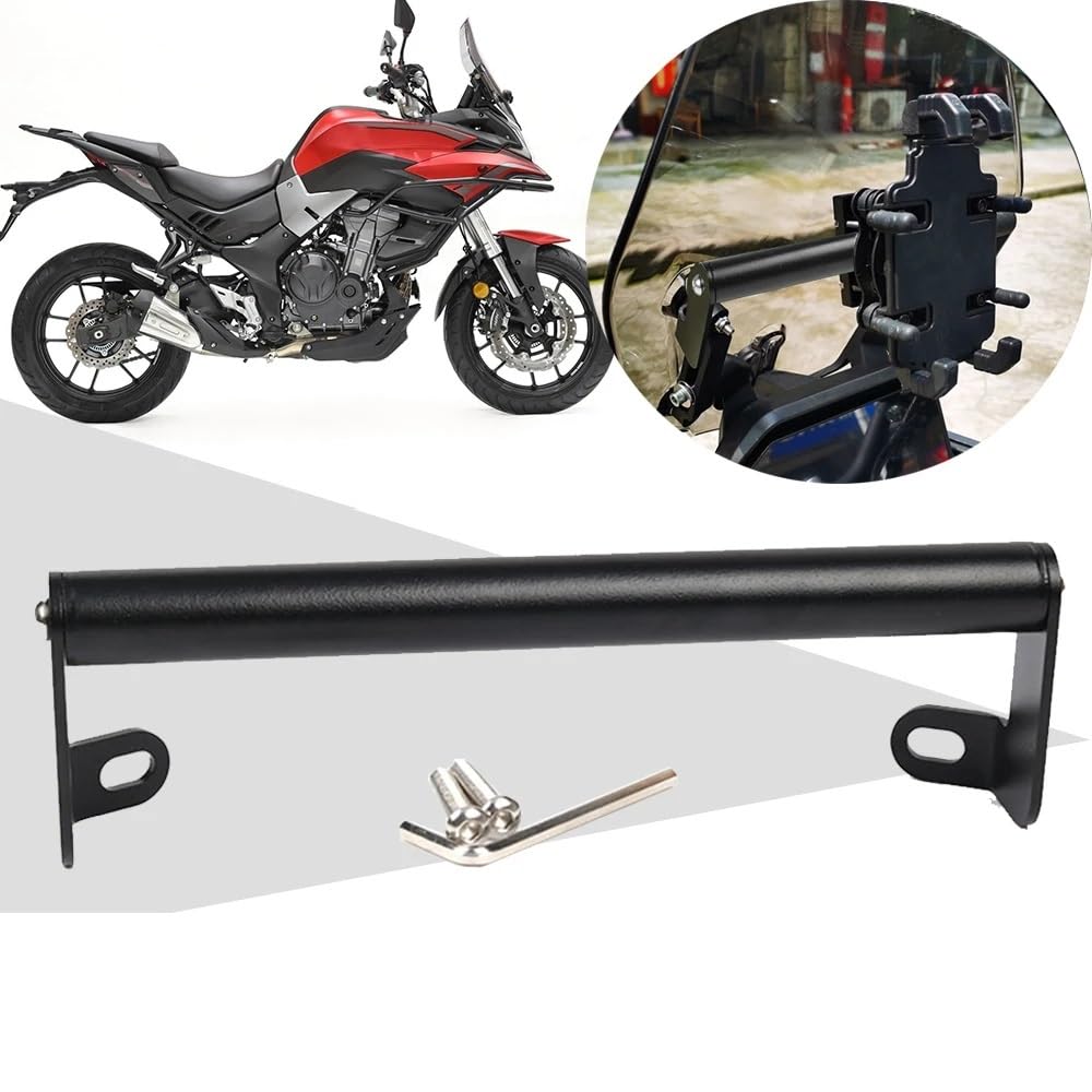 Staffa Navigazione GPS Accessori Moto Manubrio Adattare Il Supporto Del Telefono Piastra Di Navigazione GPS Staffa Per LONCIN Per VOGE 500DS 500 DS 525 525DS Moto Supporto Telefono GPS