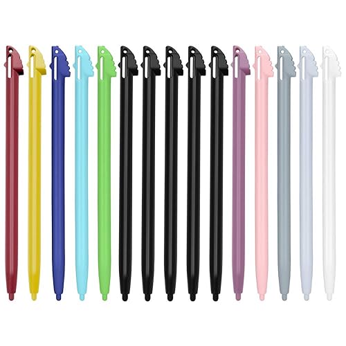 Stylus Pen for Nintendo 3DS XL, 15Pcs Portable Plastic Touch Pen(11Colors)