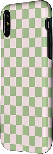 Miniatura 8 de Caja de ajedrez para iPhone 13 Mini Checker Box Pink Sage Green Case