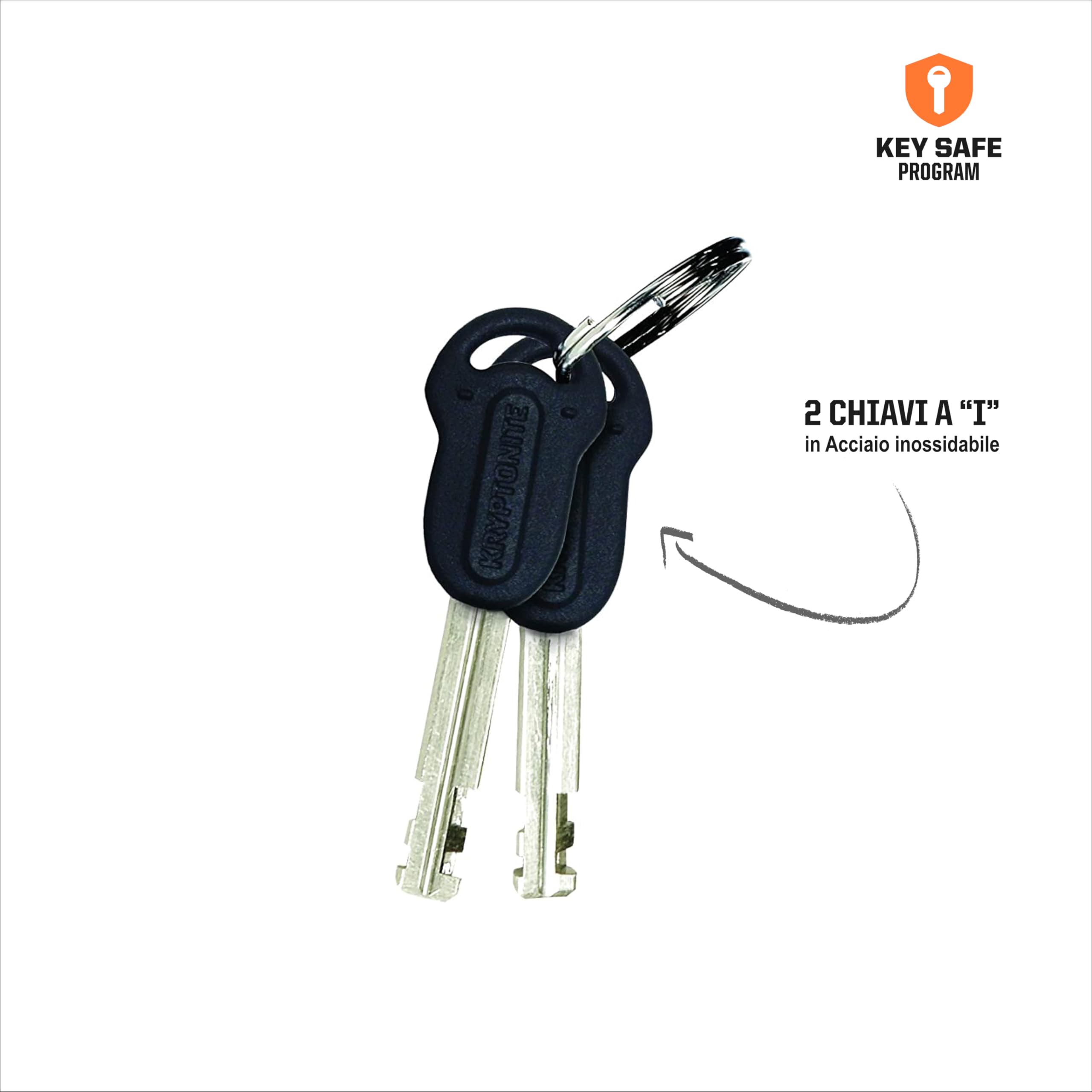 Kryptonite Catena integrata Keeper 785 | Catena antifurto per bici | Livello di sicurezza 5/10 | Offre una sicurezza supplementare per la tua bicicletta | Lunghezza 85 cm | Colore Nero