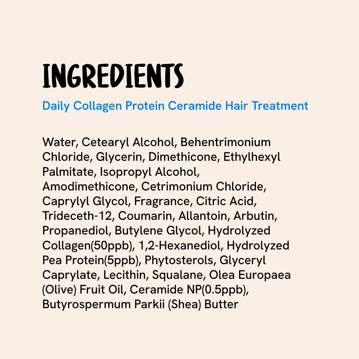 Tratamiento diario de ceramida con proteína de colágeno para cabello seco y dañado, mascarilla acondicionadora profunda con colágeno hidrolizado y proteína de guisante, 3.3 onzas líquidas | 7