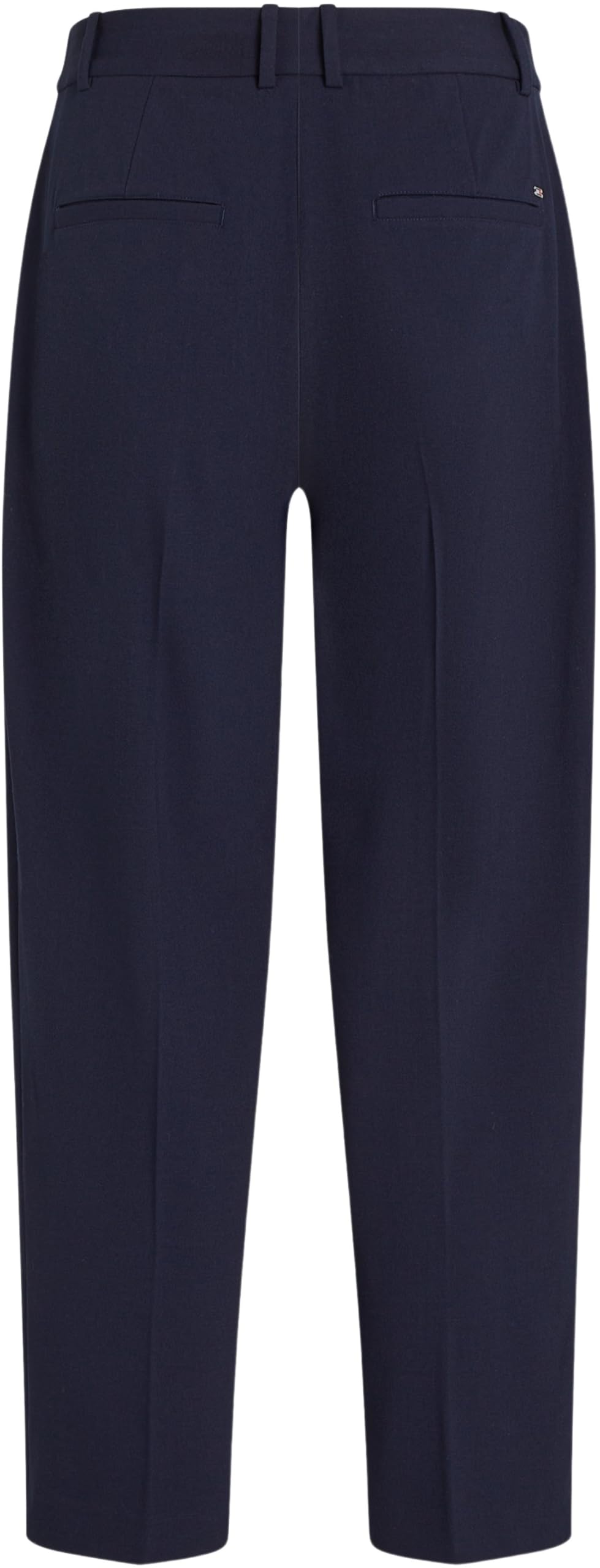 Tommy Hilfiger Pantalón de Tela Mujer Stretch Tapered tobillero