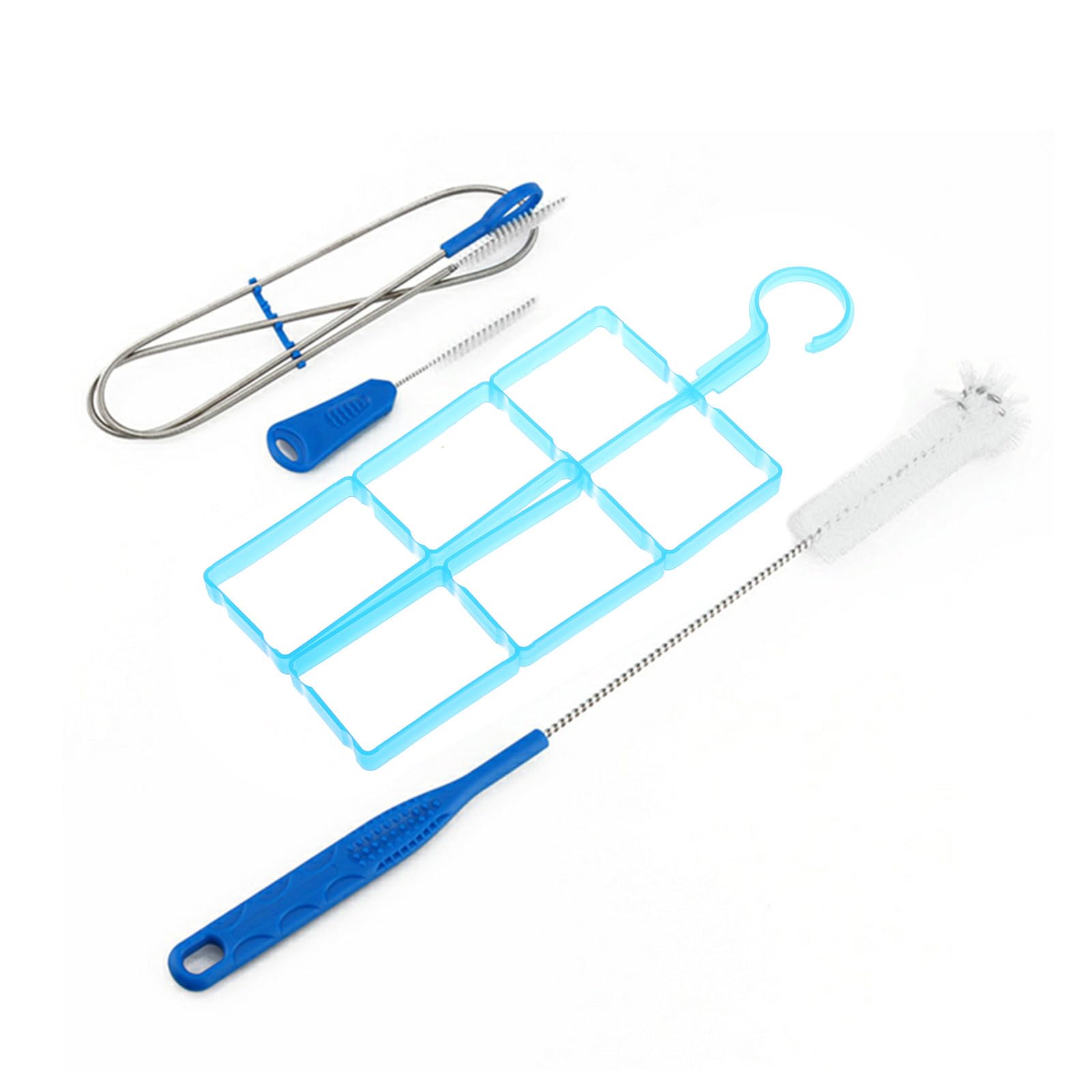 oringnat 4pcs/pack Portable Pack Water Bladder Bag Outdoor Camping Cycling Water Bag Tube Brush